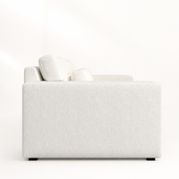 Canapé droit 3 places moderne et minimaliste, rembourrage en mousse haute densité, tissu doux, assise profonde, idéal pour villa et appartement, salon