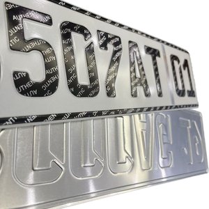 Aangepaste Europese Unie Reliëf Uk Reflecterende Decoratieve Kentekenplaat Met Rfid Bevestigd - Product Image 3