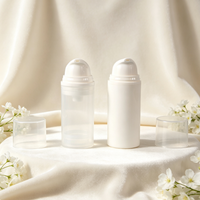 Bouteille à pompe extrudée monocouche blanche personnalisable 15ml portable 30ml 50ml pour cosmétiques et soins de la peau, jetable