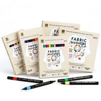 Marqueur permanent pour tissu, stylo de dessin indélébile pour T-shirt, sac en toile