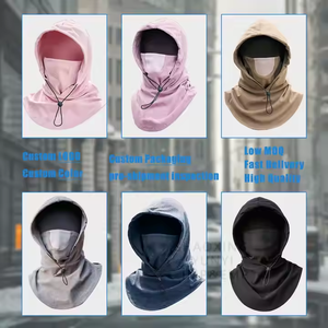 Cagoule Thermique Hiver Douce Coupe-Vent d'Extérieur, <span class=keywords><strong>Masque</strong></span> Facial de Cyclisme avec Boucles d'Oreilles pour Hommes Femmes, Sports de Ski, Froid, Anti-<span class=keywords><strong>Pollution</strong></span> - Product Image 4