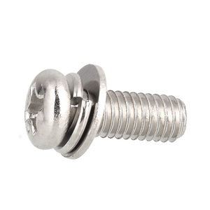 Offre Spéciale Prix Usine Vis Combinées à Tête Pan Nickelées M2 M3 M4 M5 M6 Système Métrique pour Vis SEMS Diverses Tailles - Product Image 4