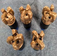 Foret PDC de 6 pouces (152 mm) en acier au carbone forgé pour le forage de puits, équipement de forage
