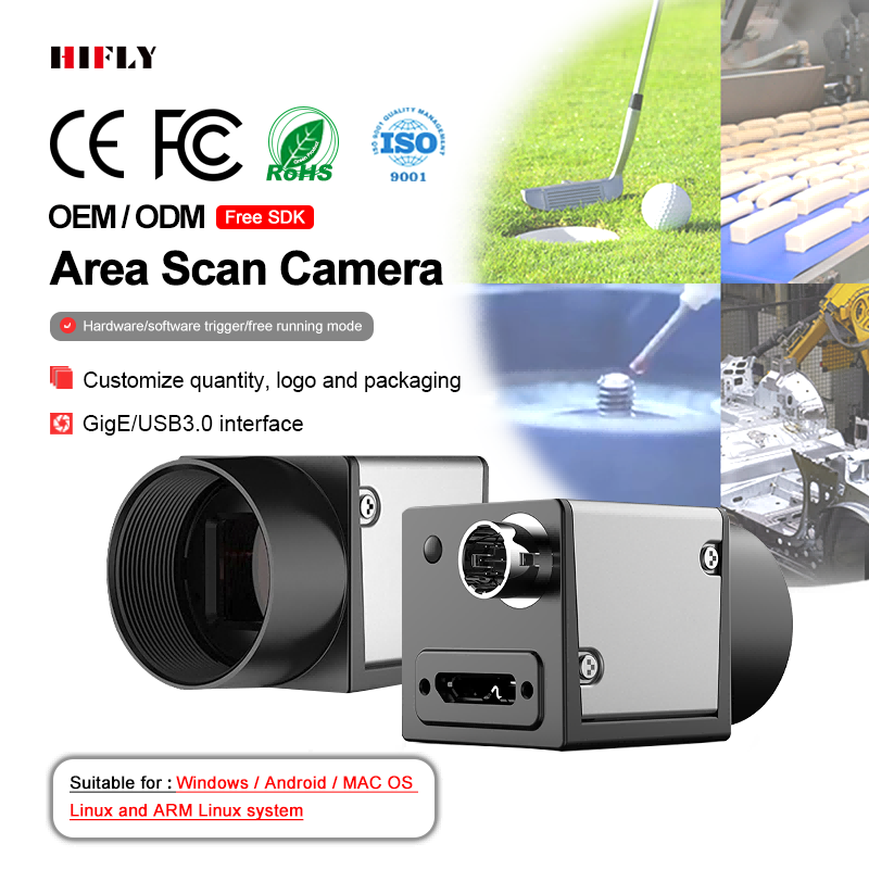 High Speed Golf Industrial Camera 1000FPS