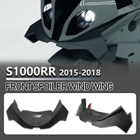 Pour S1000RR 2015-2018, nouveau kit de spoiler avant pour moto en ABS, avec ailerons aérodynamiques