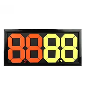 Tabletop Scoreboard Score Counter Portable Manual Flip Score Board for  Indoor Sports Billiards Basketball Games Competition