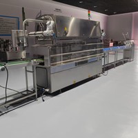 Machine de scellage automatique à grande vitesse pour barquettes, machine de scellage sous vide à l'azote, ligne de production d'emballage sous atmosphère modifiée |   Scelleuse de barquettes