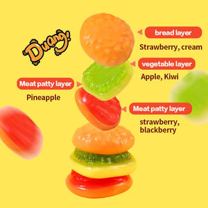 Leckere Hamburger geformte Halal <span class=keywords><strong>Kosher</strong></span> Sanck Food Gummibärchen - Product Image 3