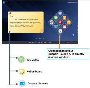 Tableau blanc interactif 4K Multi-Touch pour Android et <span class=keywords><strong>IOS</strong></span> avec interface USB pour l'éducation et les présentations de réunions-Nouveau produit - Product Image 4