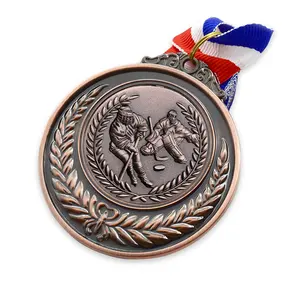 RENHUI dünya şampiyonası madalyonlar buz hokeyi Metal el sanatları spor özel madalya ve kupa madalya