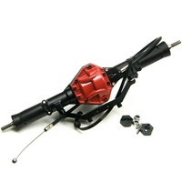 Kit de varillaje de dirección mecanizado de aleación de aluminio 4WD de alta resistencia para eje trasero de coche RC Rock Crawler 1/10 A103008