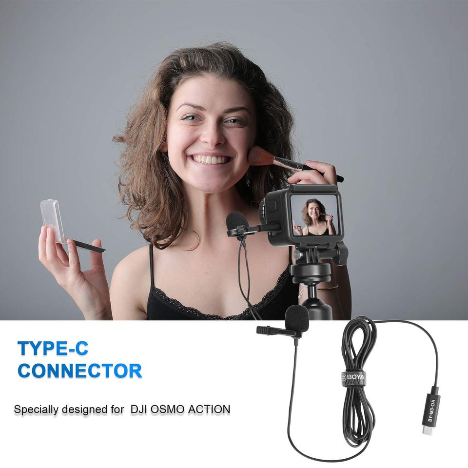 BOYA BY-M3 Digital Lavalier Microphone description image