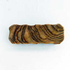 Sello de madera tallado a mano con borde en zigzag para impresión en bloques, para arte textil y de telas indias - Product Image 4