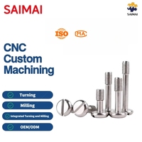 Factory DirectPricingPrecision Machining Stainless Steel Slotted Pan Head Captive Screw CNC Machining Services Metal Fabrication