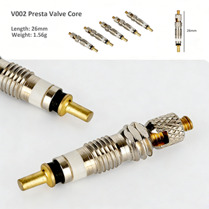 Válvula <span class=keywords><strong>Presta</strong></span> Desmontable de Latón de Alta Calidad para Bicicleta de Montaña V002(W) - Product Image 2