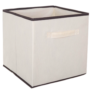 Une boîte de rangement pliable sans couvercle en tissu non tissé adaptée <span class=keywords><strong>à</strong></span> l'organisation des vêtements et des jouets <span class=keywords><strong>à</strong></span> la maison - Product Image 1