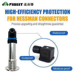 FIMEET イージー クリーン アンチブロッキング フラットフィルム ゲージ圧力トランスミッター IP67等級 316Lステンレス鋼 圧力センサー 18ヶ月保証 - Product Image 6