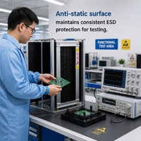 Rack Antiestático y Retardante de Llama Haoputon para PCB, Diseño Resistente a Impactos, Rack de Carga y Descarga para Protección de Componentes de Chips
