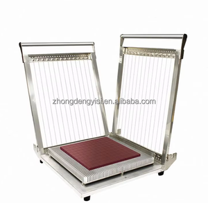 <b>Confectionery</b> Cutting Machine Slicer Manufacturer Guitar Cake Cutter Manual Double Blade Cake Cutting Machine - Product Image 4