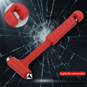 Outil d'évacuation d'urgence, marteau de sécurité automobile, brise-vitre de voiture avec coupe-ceinture de sécurité - Product Image 4