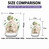 Repose-poignets ergonomique personnalisé avec logo OEM, tapis de souris en mousse à mémoire de forme souple, base antidérapante pour le bureau, l'étude, la maison, cadeau