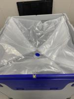 Machine de fabrication de sacs Bag-in-Box motorisée à commande PLC, haute productivité, pour sacs en polyester/nylon pour vin et boissons