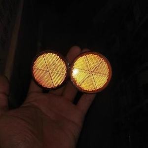 Motorcycle Spare <b>Parts</b> Motorcycle Reflective Plate, Electric Bike Round Reflective Plate, GN125 <b>Scooter</b> Reflective Mirror Plate - Product Image 3