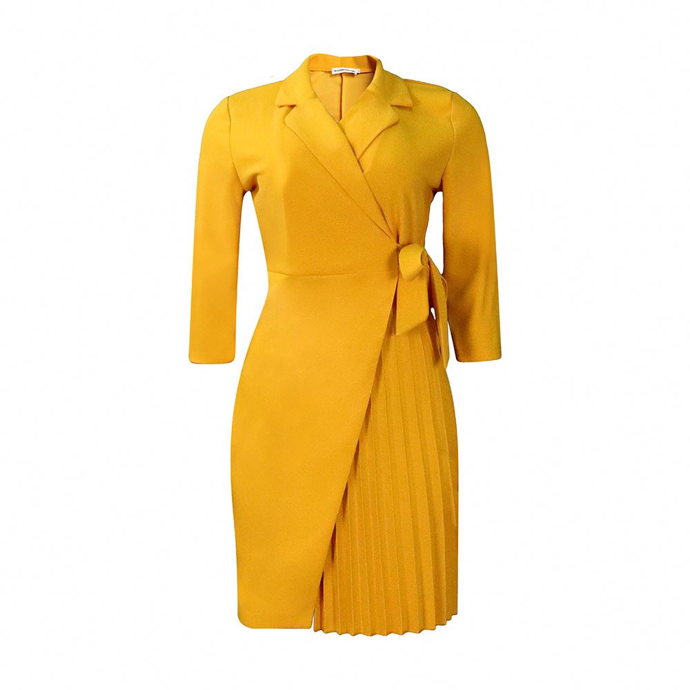 floor length blazer dress Prefall Red Blazer Dress – Oyemwen main image 1