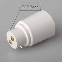 Ventes directes d'usine B22 à E27 convertisseur de douille LED Base de support d'ampoule universelle pour ventilateur de plafond lumières lampe convertisseur de Base à vis