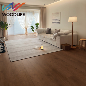 Chất lượng tốt nhất 12 mét không thấm nước HDF sàn gỗ có độ bóng cao thiết kế dễ dàng bấm vào cài đặt phòng khách phòng tắm nhà bếp AC4 - Product Image 3