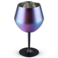 cadeau de fête 414ml gobelet amovible Double paroi 304 acier inoxydable isolé sous vide mariage Champagne rouge vin verre tasse