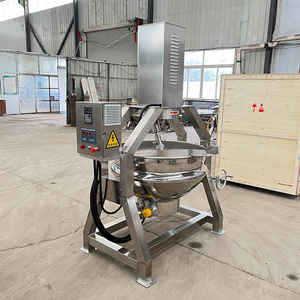 Machine industrielle de fabrication de sauce chili ketchup Ligne de production de poêles à frire planétaires semi-automatique - Product Image 3