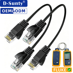 Câble Ethernet Cat6A UTP fin non blindé RJ45 10G 500MHz, câble réseau flexible, longueur personnalisée - Product Image 1