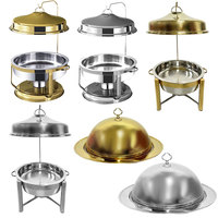 YITIAN Restaurant Sets Hotel Luxury Gold Food Buffet Display Buffet Food Warm Kitchener Kitchener Stainless Steel Hanging Dish