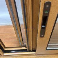 Fenêtre coulissante en aluminium personnalisée Fenêtres et portes en forme d'ouragan résistantes aux chocs Fenêtres coulissantes en verre pour la maison