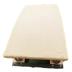 Quality Gymnastic Spring Board Athletic Jump board with Non-slip Padded Carpet for Training and Competition or School Training