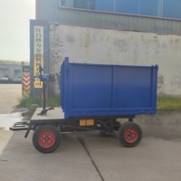 Chariot électrique à plateau plat personnalisable CE 500kg 800kg 1000kg, design pliable durable pour outils et courses, 3 roues / 4 roues
