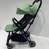 Nouvelle conception, vente directe d'usine, poussette pliable 2 en 1 avec cadre en acier inoxydable, capacité de charge de 10 kg, pour les enfants de 0 à 3 ans