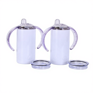 Tazza per Bambini a Forma di Uovo in Acciaio Inox 304 di Grado Alimentare con Doppi Manici, Beccuccio di Aspirazione, Design a Doppio Strato - Product Image 1