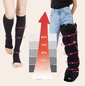 Compresseur d'air rechargeable, machine de thérapie par pressothérapie, bottes de compression, masseur de pieds pour la récupération sportive, jambes et mollets - Product Image 5