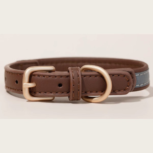 Collar para Mascotas de Lujo, Premium, Clásico, Impermeable, con Hebilla Ajustable, Material de Cuero Suave, Diseño Elegante en Rosa para Perros y Gatos - Product Image 2