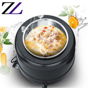 Lot de plats à friser pour pain, plateau chauffant en acier inoxydable, plaqué argent, 2 pièces, 8qt - Product Image 4