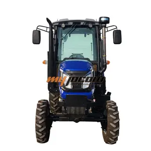 38HP 50HP 70HP 4WD tracteur agricole à roues compact avec chargeur/motoculteur/Pough