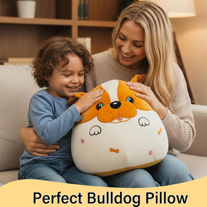Nuevo Peluche de <span class=keywords><strong>Bulldog</strong></span> Grande de 14 Pulgadas, Juguete de Peluche, Almohada Decorativa, Regalos para Adultos y Niños, Decoración para el Hogar - Product Image 3