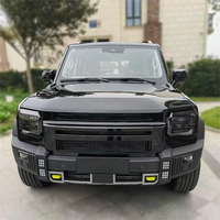 Kit de calandre avant en alliage d'aluminium chromé durable et élégant pour Jetour Traveler SUV 2023 première génération, décoration de véhicule