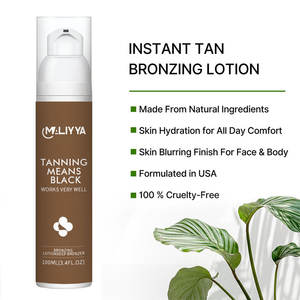 Loción Autobronceadora Instantánea de Marca Privada, Loción de Maquillaje <span class=keywords><strong>para</strong></span> <span class=keywords><strong>Piernas</strong></span> y Cuerpo, Base de Maquillaje Corporal <span class=keywords><strong>para</strong></span> un Acabado Bronceado, OEM de Marca Privada - Product Image 5