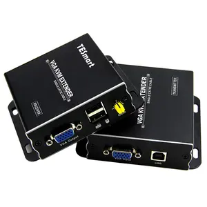 Производитель TESmart, расширитель VGA kvm, дистанционный видеорегистратор для системы безопасности, 300 метров, передатчик и приемник UTP/FTP VGA KVM