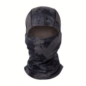 Balaclava multi-pièces personnalisée, logo personnalisé, couleur unie, tricotée, masques de ski camouflage pour le cyclisme, l'été, les activités de plein air, couvre-chef tactique camouflage - Product Image 1