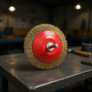 TTAKE Crimped Wire Conical Brush 6 Mm Stem Steel Abrasive For Angle <b>Grinder</b> - Product Image 3