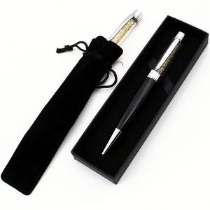 Bolígrafo de Metal con Bola de Cristal y Logotipo Personalizado de Alta Calidad para Chicas, Ancho de Escritura de 1.0 mm - Product Image 4